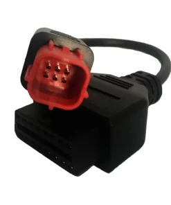 OBD Adapter Euro5 for Motorcycle 6 Pin to OBD2 (K-Line + CAN-Bus)