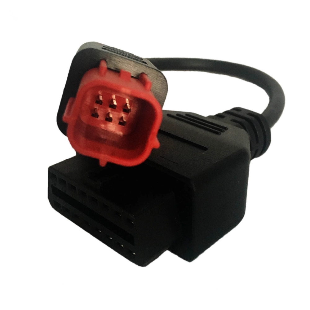 OBD Adapter Euro5 for Motorcycle 6 Pin to OBD2 (K-Line + CAN-Bus)