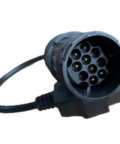 BMW 10Pin Female to OBD Male Cable Adapter Cable 10 pin BMW Female 16pin OBD2 Males Fits BMW Motorcycle GS911 GS-911 WiFi Adaptor Cable only
