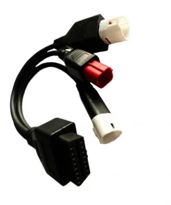 Fits for Yamaha 3pin + 4pin + 6pin Motorcycle OBD Diagnostic 4pin CANBUS Cable and 3pin for Kline Euro5 OBD2 6 Pin 3 in 1 Plug Adaptor Cable